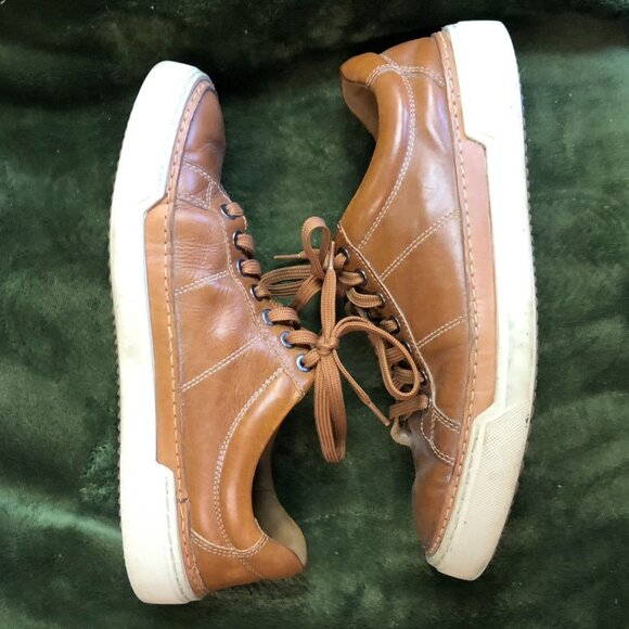 Allen Edmonds Men's Porter City Derby Lace-up Sneaker Size 8D Brown Leather - Picture 6 of 15